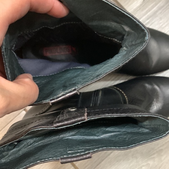 Pikolinos Black Leather Western Inspired Heeled Boots size 8.5-9 - Picture 3 of 12